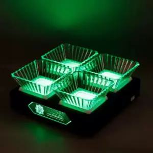 led 플레이팅 접시 술집 조명 클럽 그릇 파티 안주 과일 요리 펍 테이블 식기