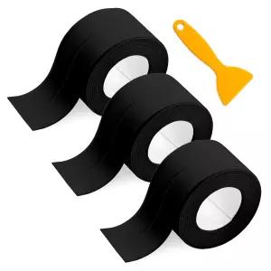 로벨라 방수 씰 코킹 스트립 테이프 셀프 싱크대 욕실 벽 가장자리 욕조 오일 방지 씰링 1.5 x 10.5 (W*L)