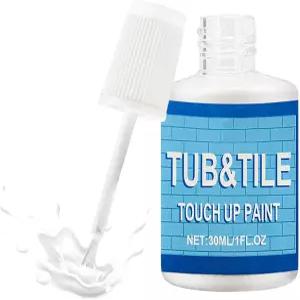 싱크대 에나멜 화장실 욕조의 긁힘 균열 및 얼룩에 사용되는 특수 욕조 페인트 흰색 타일 페인트(흰색