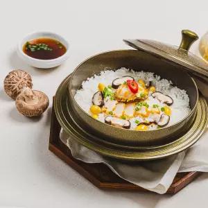 코코스오브제 인덕션겸용 통주물 미니 황금가마솥 황금색 18cm