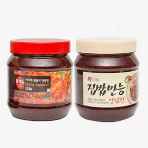유쎌몰 만능양념장 오리지널 1.5kg과 집밥만능 1.4kg 이가네떡볶이양념장
