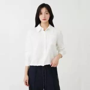 [백화점 홈쇼핑 정품] 플라스틱아일랜드 밑단 블루종 블라우스 PS2WB383