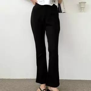 [라일리] Rly 밴딩 부츠컷 트레이닝 면스판 무지 바지