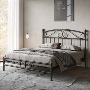 철제 프레임 유럽풍 공주침대 클레식 베드 공주방 엔틱 슈퍼싱글 라지킹 평상형 철제침대