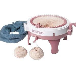 자동 기계 뜨개 머신 감는기계 리벳 머플러 니팅머신 뜨개실 48 감는 펀치 베틀