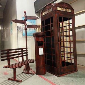 공중전화 박스 빈티지 포토존 스튜디오 유럽식 5m 싱글 옛날 공원