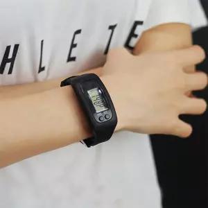 실리콘 방수 만보기시계 스마트 스포츠 운동 걸음수확인 만보계 10color