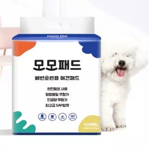 모모 배변 패드 강아지 고양이 반려견 동물 절약형 레몬향 100매 x 6개