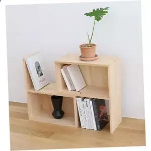 원목 책장 조립식 오픈형 다용도 편백 나무 책장 수납 아이 거실 인테리어 선반장 어린이 수납함 정리함
