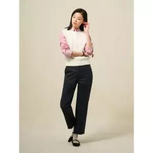 [백화점정품] 26년NEW 빈폴레이디스 빈폴 BEANPOLE [Essential] 배기핏 치노 팬츠 네이비 (BF5221E01R)