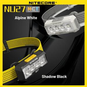 NITECORE NU27 헤드 램프 600 루멘 실행 LED 라이트 작업 하이킹 랜턴 손전등 야외 방수