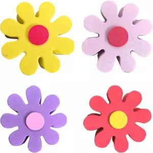 4pcs데이지 자동차 안테나 토퍼 오토 미러 덩글러 에어리얼 볼 지붕 사랑스러운 데이지 스티커 장식 차량용