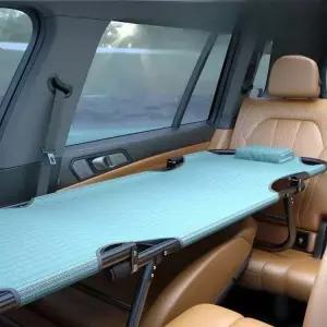 청록색 매트 차량용 다용도 편안 접이식 침대 차박 운전석