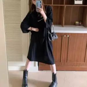 집앞패션코디 좋은 실내복 잠옷 원피스 롱티셔츠 여름일상룩여자 입