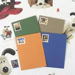 [문구/오피스] 귀여운 월레스와그로밋 편지지 세트 랜덤 7P 편선지