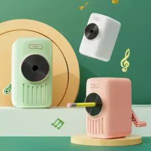 [문구/오피스] 델리 심조절 오르골 멜로디 연필깎이 71165 연필깎이 연필깍기