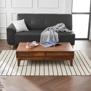 가구샘 원목 서랍 H6744(착불) 멀바우 쇼파테이블