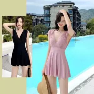 여자원피스수영복 뱃살 커버업 수영복 원피스 모노키니 체형커버 수영옷