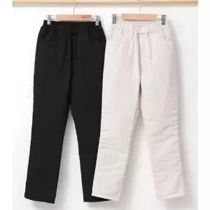 제니유 늘씬해 여성 패딩 방한 일자 겨울 바지