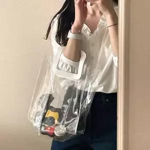 SFr 투명 PVC 토트백 PVC가방 투명가방 PVC쇼핑백 PVC백 비치백