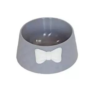 리본 우쭈쭈 퀄팅식기 그레이