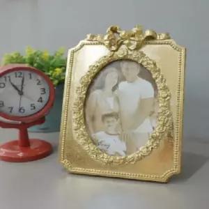 골드 로즈 리본 액자 (8066) 탁상액자 웨딩액자 나무액자 인테리어액자