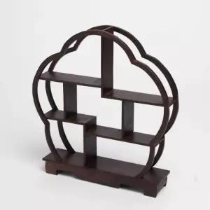 아트피플-F04매화 미니선반 원목 장식장 찻잔 다관