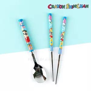 짱구는못말려 주니어 스푼젓가락 식기 이유식기 아동식기 유아식기