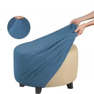 원형스툴 시트 천 교체 덮개 의자천갈이 탄성 커버