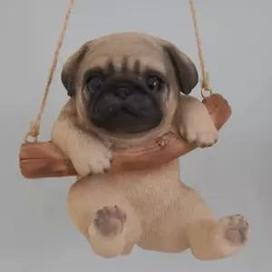 스윙 그네 강아지 1P 벽장식 카페 인테리어 선반장식 미니어쳐 미니어처