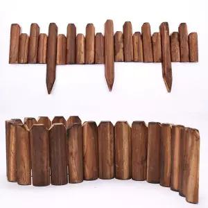 나무펜스 화단울타리 야외 휀스 화단 방부목