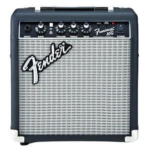 Fender Frontman 10G 기타 앰프, 10와트, 15.2cm(6인치) 특수 디자인 스피커, 14.4cm(5.75인치) x 27.4cm(10.25인치) 높이 27.9cm(11인치)