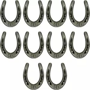 카버스 올드 언 3.5인치 주철 금속 말굽 세트 - 용접하기 쉬운 (10개)