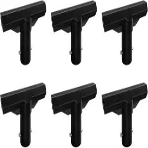 MSSVIGING 6팩 트램펄린 플라스틱 T-커넥터 폴 캡 탑-T 튜브 커넥터 탑 링 네트 및 유리 섬유 막대 연결을