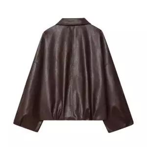 엘럽 여사친 가을 포켓 코트 벨트 가죽 재킷 원템3