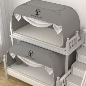 침대 난방텐트 접이식 실내텐트 싱글 실내 햇빛 커튼 암막 1인용침대텐트 탄소강 겨울