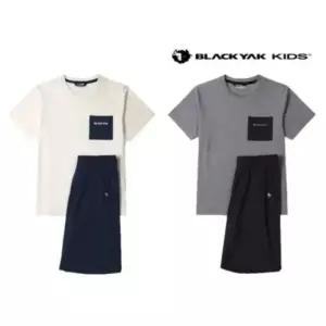 [백화점 홈쇼핑 정품] 블랙야크 BLACKYAK 키즈 기능성포켓반팔5부세트