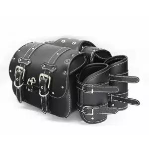 레트로 오토바이 사이드 백 보관 가방 박스 리어백 가방