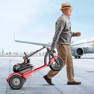 세발 전기자전거 노인 소형 전동 접이식 스쿠터 자전거