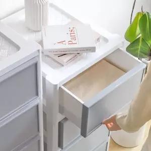 데일리 모던 서랍장 4단 5단 플라스틱서랍장 플라스틱수납장 조립식서랍장