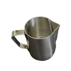 래틀웨어 20온스 스테인리스 스틸 에칭 컵 라떼 방지 저그로 측정용 프로더 눈금 드립 및 스파우트 가정 아트 피처