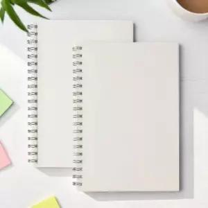 [문구] B5 심플 무지 스프링 노트 투명커버 노트북