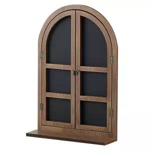 창문 원목 갈색 소품 빈티지 모형 벽걸이 카페 장식 창소형 칠판 창문틀