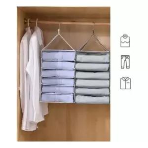 [생활] 옷장행거 칸막이 수납포켓 벽걸이 틈새 접이식 6칸