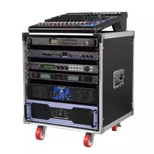 이동식 오디오 장비 야외 랙 캐비닛 하드케이스 음향장비 콘솔