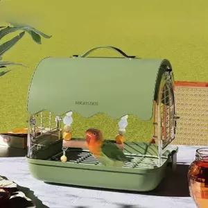 앵무새 이동장 경량 이동가방 투명 케이지