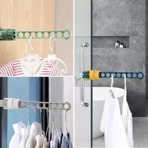 창틀옷걸이 틈새 옷걸이 여행용 접이식 좁은공간 수납 행거