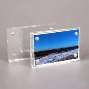 증사액자 아크릴 자석 액자 스티커사진 미니 증사 4x6cm