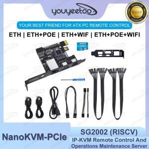 Sipeed NanoKVM-PCIe IP-KVM 미니 원격 제어 작업 유지 관리 서버 PCIe ETHPOEWIFI RISC-V 협업