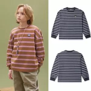 [백화점 홈쇼핑 정품] 블랙야크 BLACKYAK 키즈 스트라이프싱글긴팔티셔츠